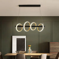 Lampe Suspendue Design Dorée pour Salle à Manger