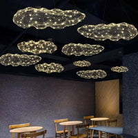 Lampe Suspendue LED Dorée pour Chambre et Salon