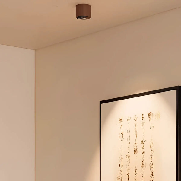 Plafonnier LED Bois et Chrome