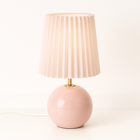Lampe de Chevet Céramique Rose