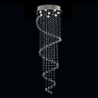 Lustre Spirale Cristal Escalier pour Salle à Manger