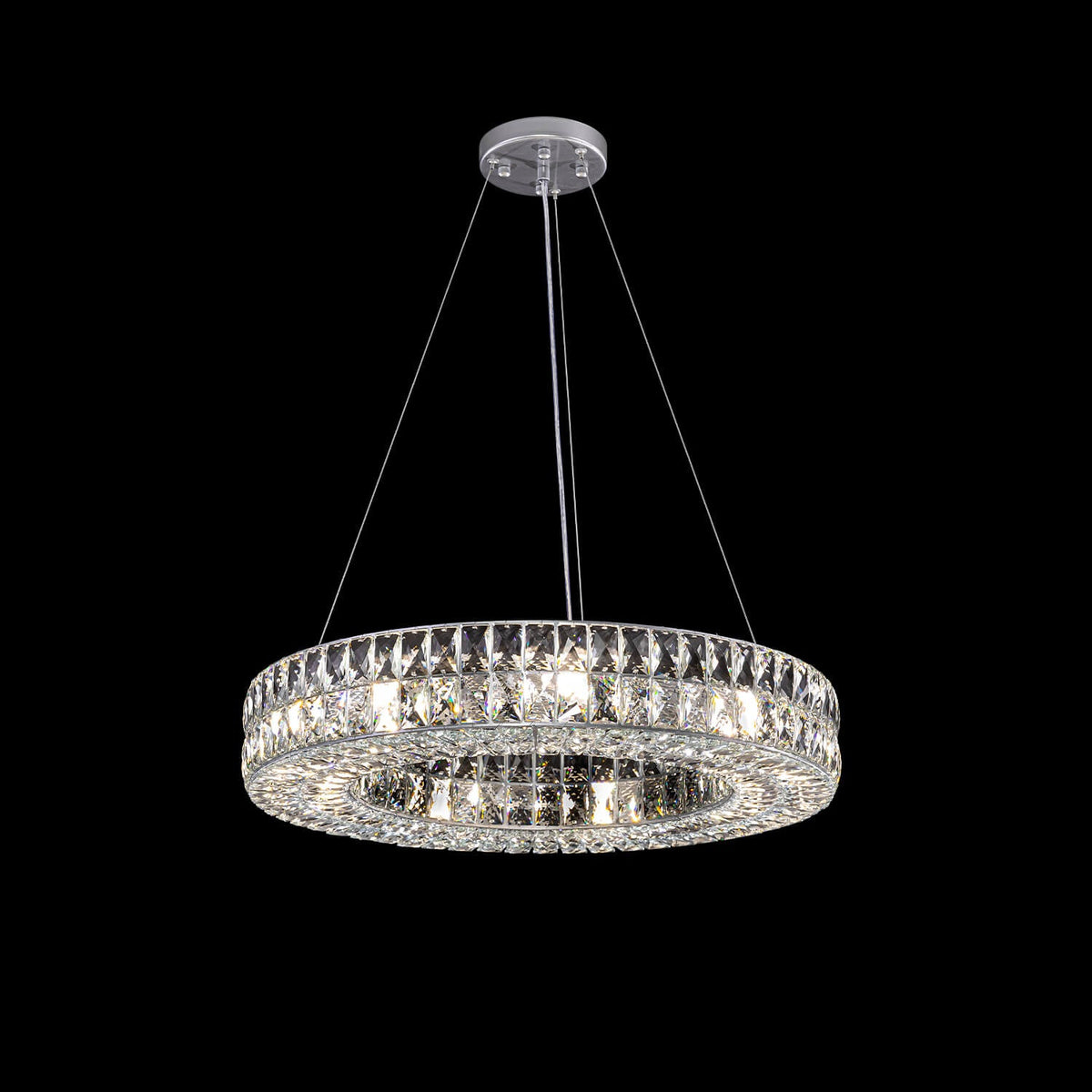 Lustre Anneau Cristal Salle à Manger