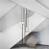 Lustre 5 Lumières LED Connecté Noir ou Or pour Salle à Manger