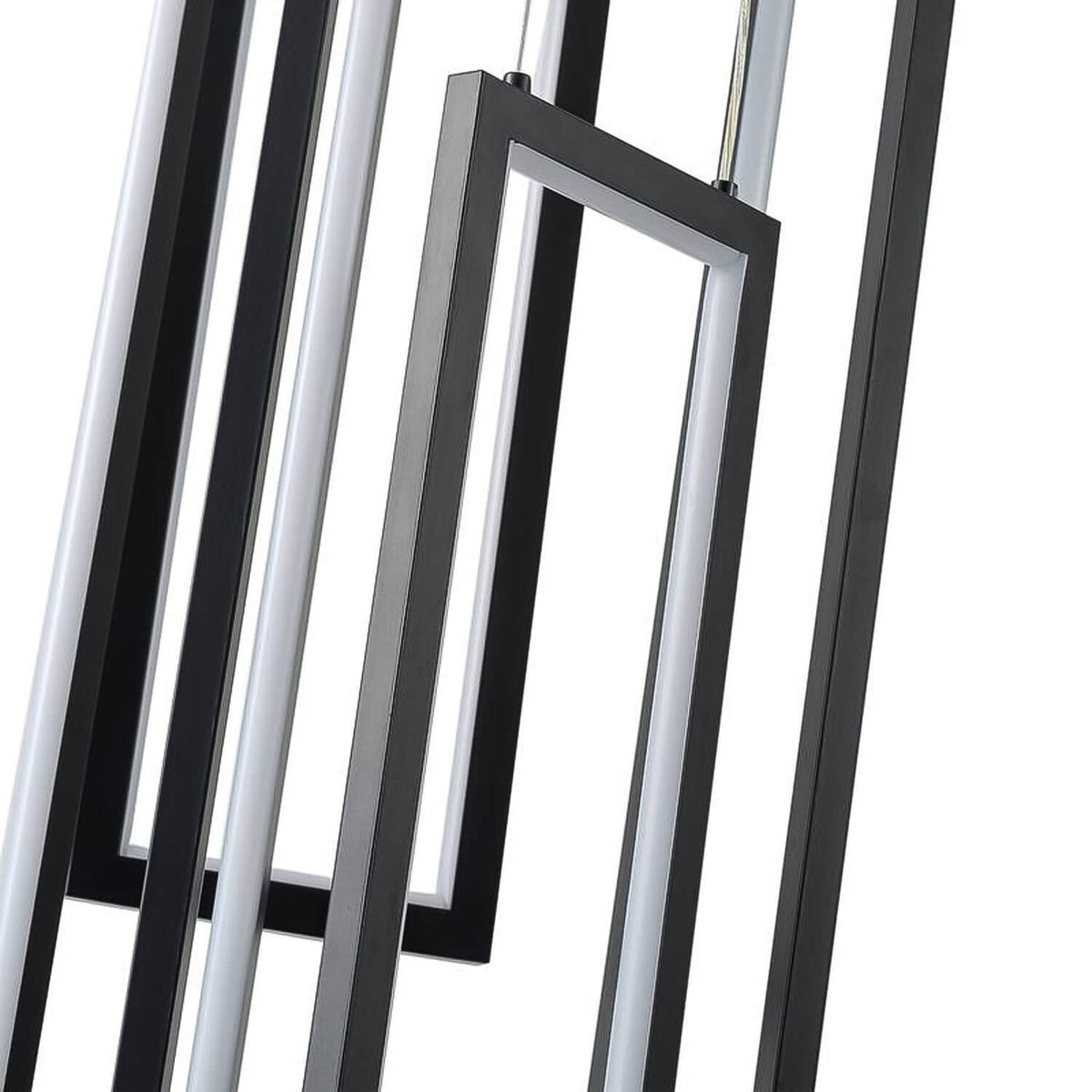 Lustre 5 Lumières LED Connecté Noir ou Or pour Salle à Manger