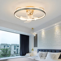 Plafonnier Ventilateur Rond Moderne
