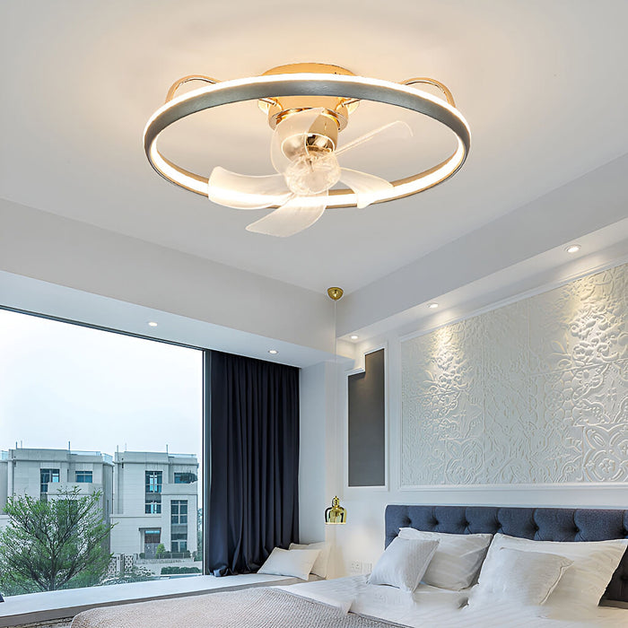 Plafonnier Ventilateur Rond Moderne