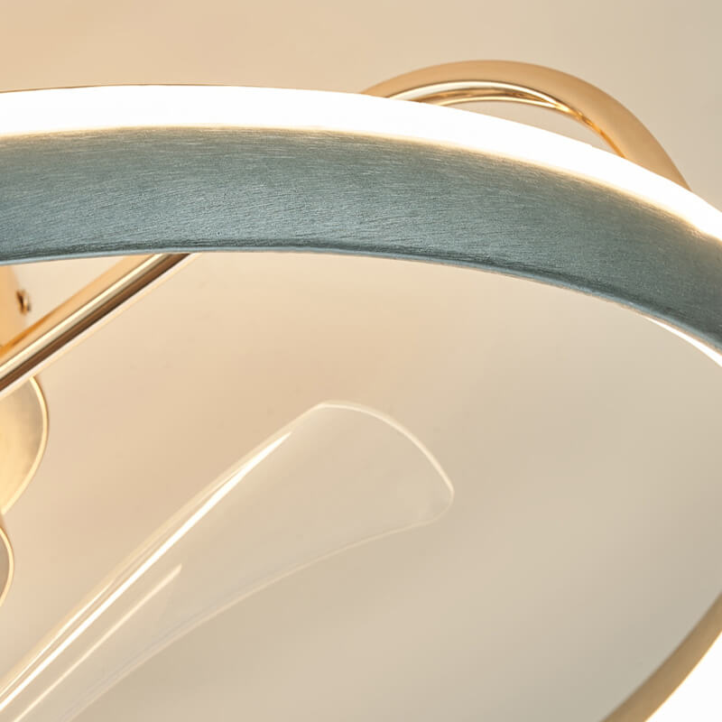 Plafonnier Ventilateur Rond Moderne