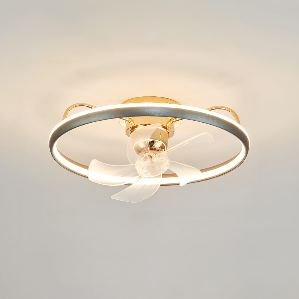 Plafonnier Ventilateur Rond Moderne