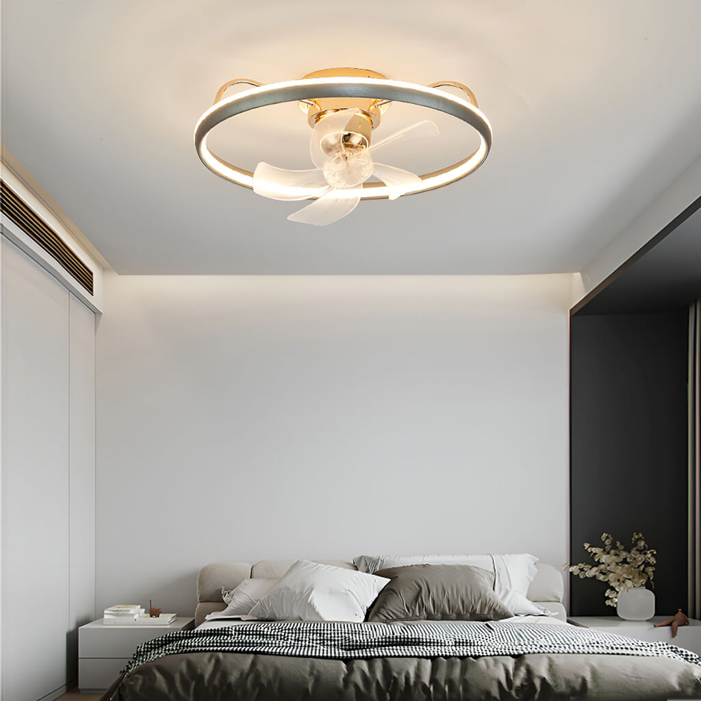 Plafonnier Ventilateur Rond Moderne