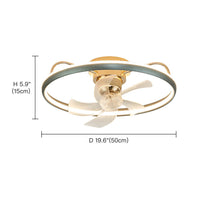 Plafonnier Ventilateur Rond Moderne