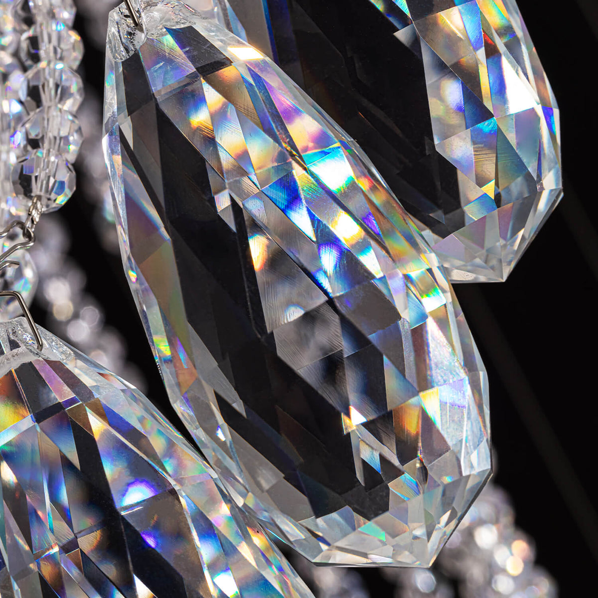 Lustre Spirale Cristal Design pour Escalier et Entrée