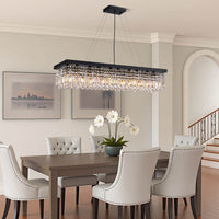 Détail du lustre cristal
