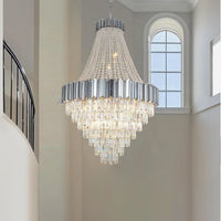 Lustre Cristal Étages pour Salle à Manger