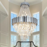 Lustre Cristal Étages pour Salle à Manger