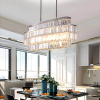 Détail du lustre cristal