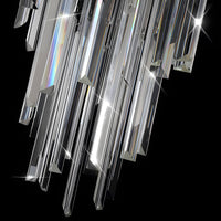 Lustre Spirale Cristal Escalier pour Escalier et Entrée