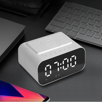 NEVIA - Réveil Bluetooth Multifonction avec Charge Sans Fil