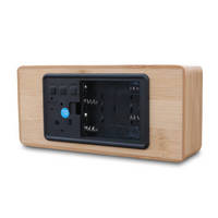 LUMARA - Réveil en Bambou avec Affichage LED Intelligent
