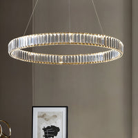 Détail du lustre cristal