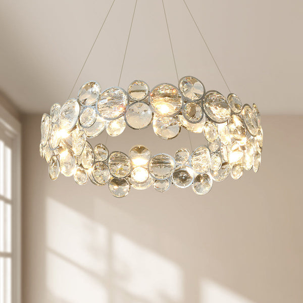 Lustre Opale Cristal Chrome