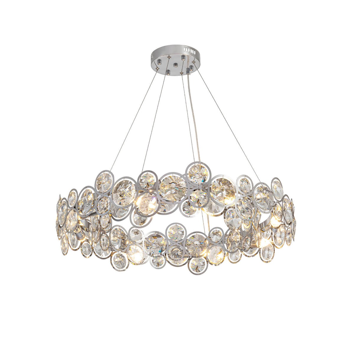 Lustre Opale Cristal Chrome