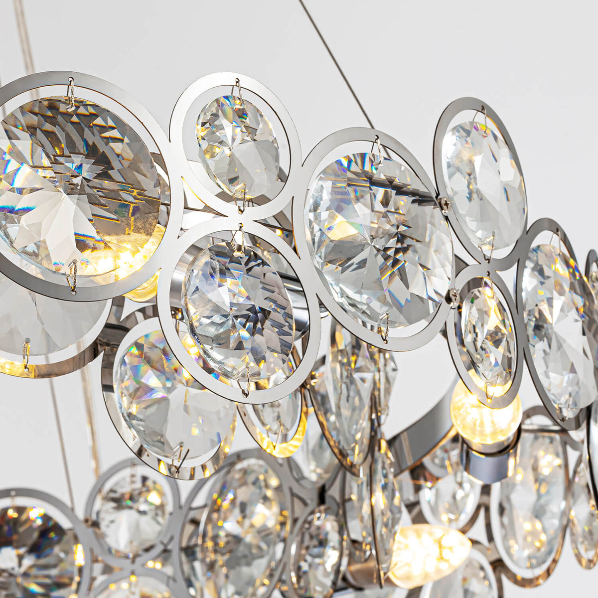Lustre Opale Cristal Chrome
