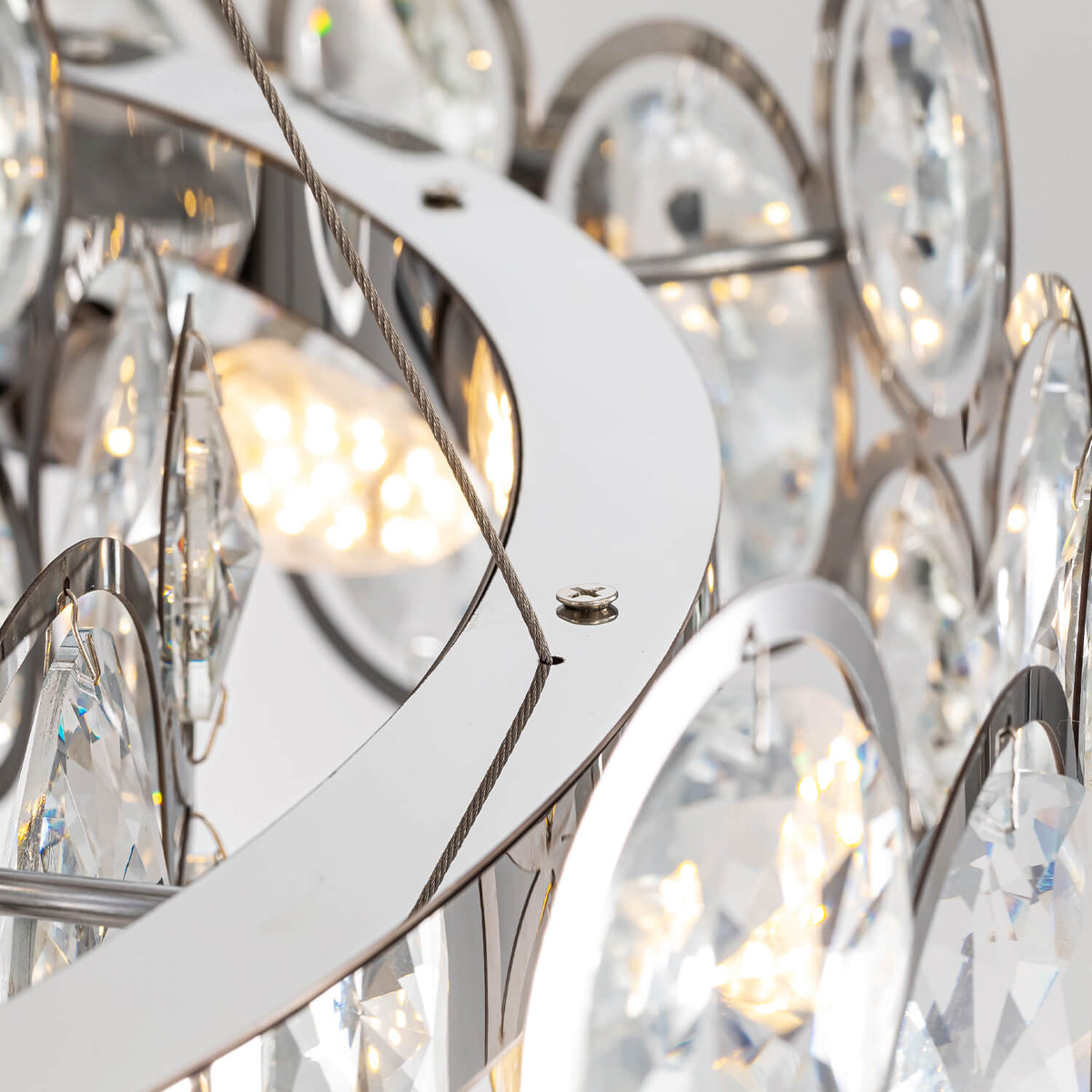 Lustre Opale Cristal Chrome