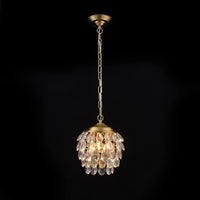 Lustre Pomme de pin Cristal Salle à Manger noir