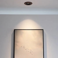 Plafonnier Bois et Noir Moderne