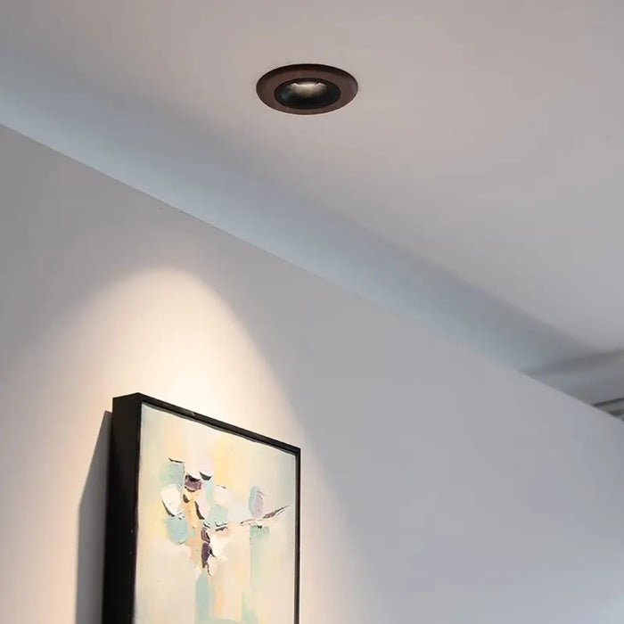 Plafonnier Bois et Noir Moderne