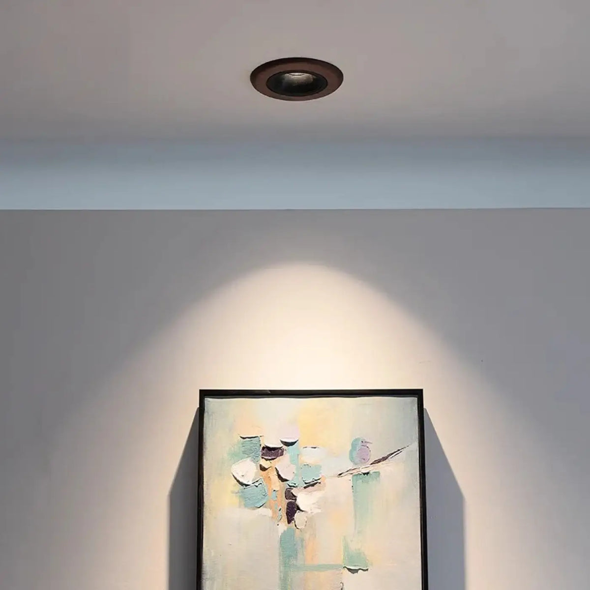 Plafonnier Bois et Noir Moderne