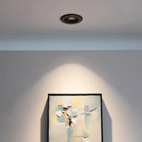 Plafonnier Bois et Noir Moderne