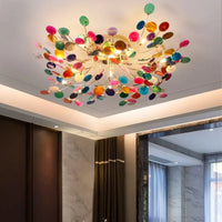 Plafonnier Multicolore Design pour Salon