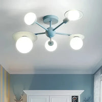 Plafonnier Grappe de Sphères Colorées pour Chambre