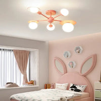 Plafonnier Grappe de Sphères Colorées pour Chambre