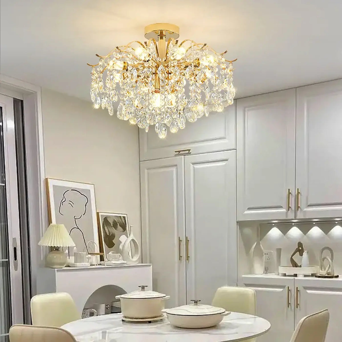 Plafonnier LED Rond pour Chambre Moderne