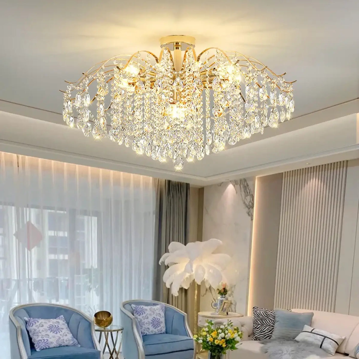 Plafonnier LED Rond pour Chambre Moderne