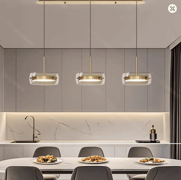 Lampe Suspendue Atelier en Métal pour Cuisine