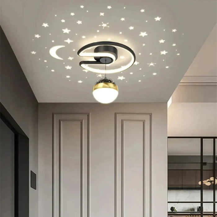 Plafonnier Globe Bicolore Design pour Chambre