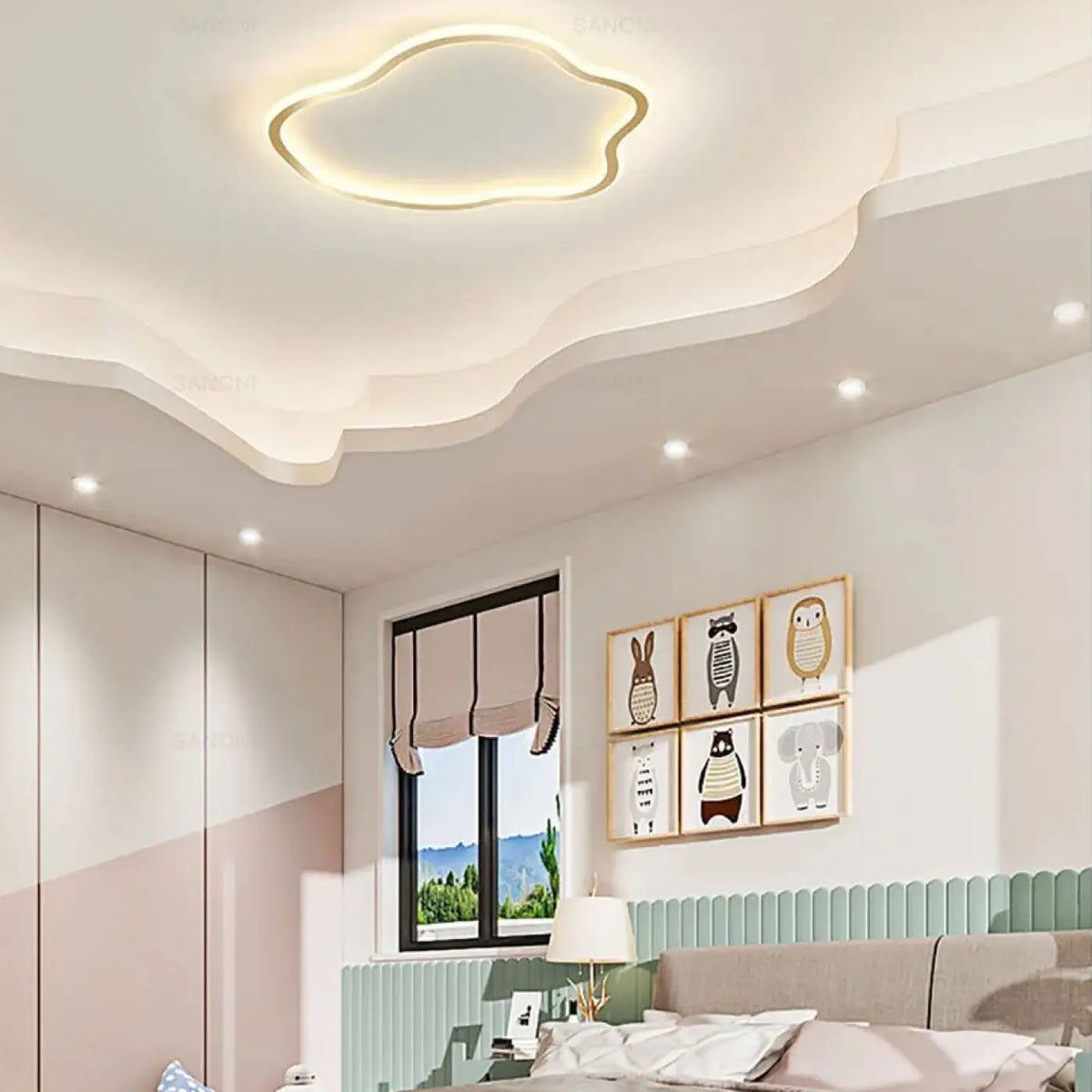 Plafonnier LED Nuage Moderne