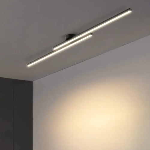 Plafonnier LED Linéaire Orientable Noir ou Blanc