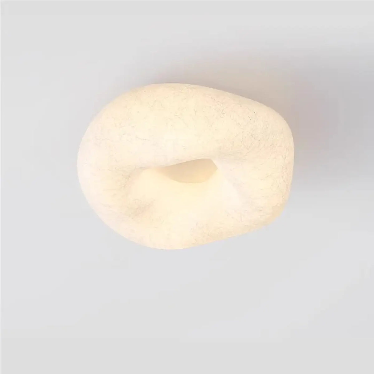 Plafonnier Nuage Crème Sculptural