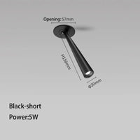 Plafonnier Spot LED Encastré Blanc ou Noir
