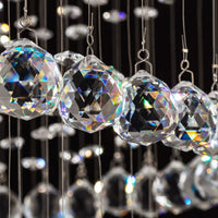 Lustre Spirale Cristal Grand Format pour Salon