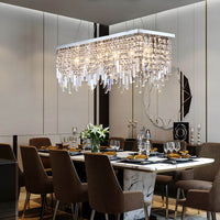 Détail du lustre cristal