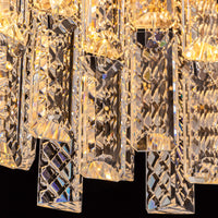 Lustre Rond Cristal Doré Salle à Manger