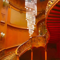 Détail du lustre cristal