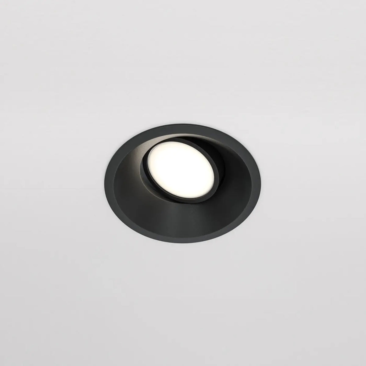 Spot encastrable rond blanc discret pour salon et cuisine