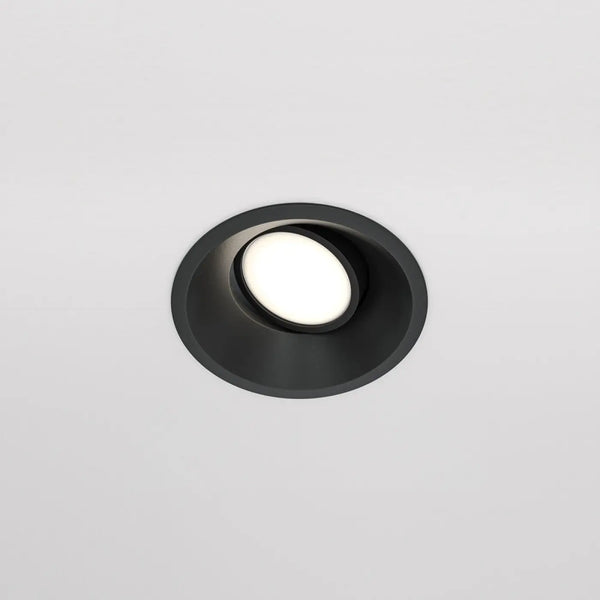 Spot encastrable rond blanc discret pour salon et cuisine