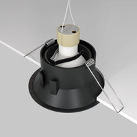 Spot encastrable rond blanc discret pour salon et cuisine, vue 8